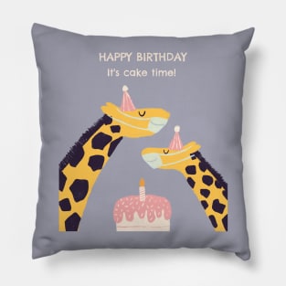 Happy Birthday it's cake time! Pillow