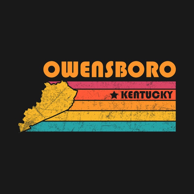 Owensboro Kentucky Vintage Distressed Souvenir by NickDezArts