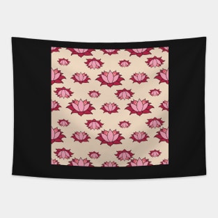 Lotus Flowers Tapestry