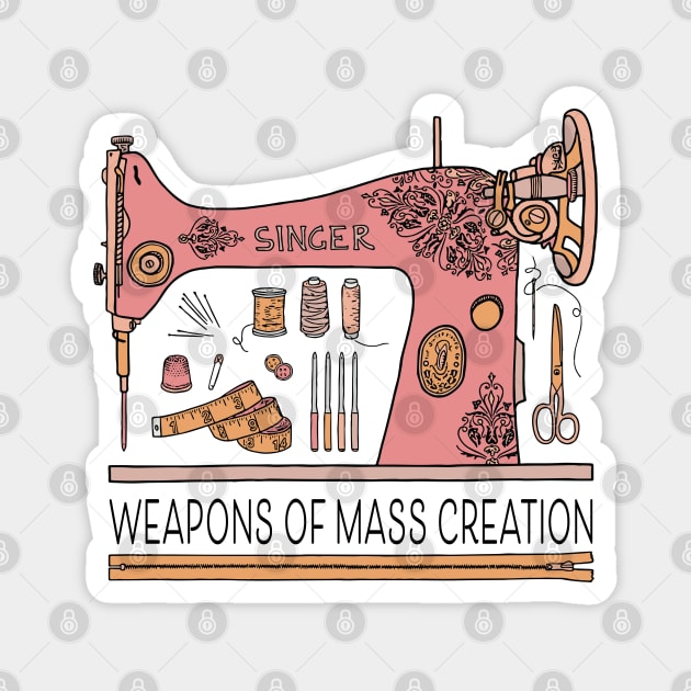 weapons of mass creation Magnet by Nataliatcha23