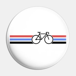 Bike stripes Pin