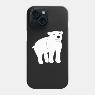 Cute Sad Polar Bear Phone Case