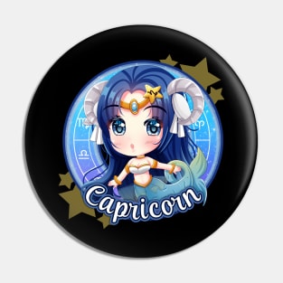 Chibi Capricorn Pin