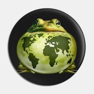 Earth Frog Pin