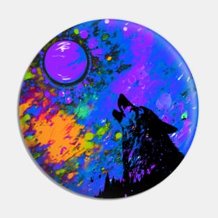 Electric Wolf Pin