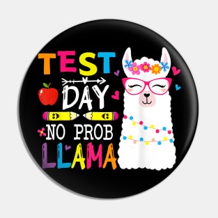 Test Day No Prob llama Llama Teacher Testing Day Kids Pin