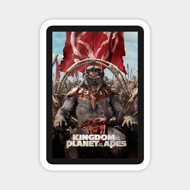 Kingdom of The planet of The apes Magnet by BrunoMaxey