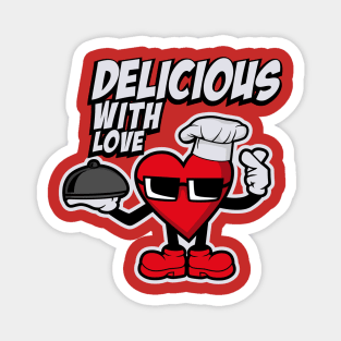 DELICIUS WITH LOVE CARTOON Magnet