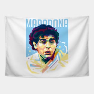 Diego Maradona WPAP Tapestry