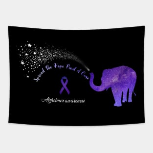 Alzheimer Awareness Spread The Hope Find A Cure Gift Tapestry