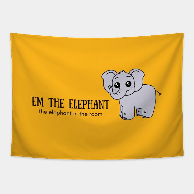 Em the Elephant Tapestry by Pearla Arts