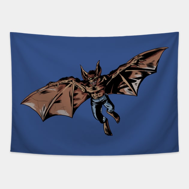 Man-bat Tapestry by Black Snow Comics