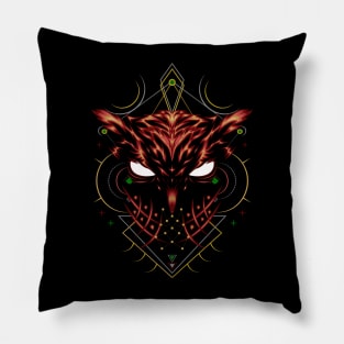 illustration owl for T-shirt design Pillow