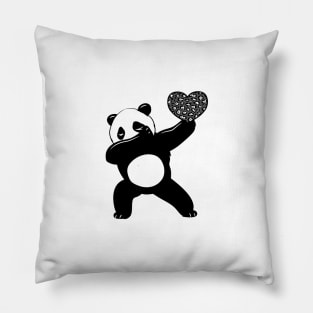 Lover Shirt, Dabbing Panda heart, Gift and Décor Idea Pillow