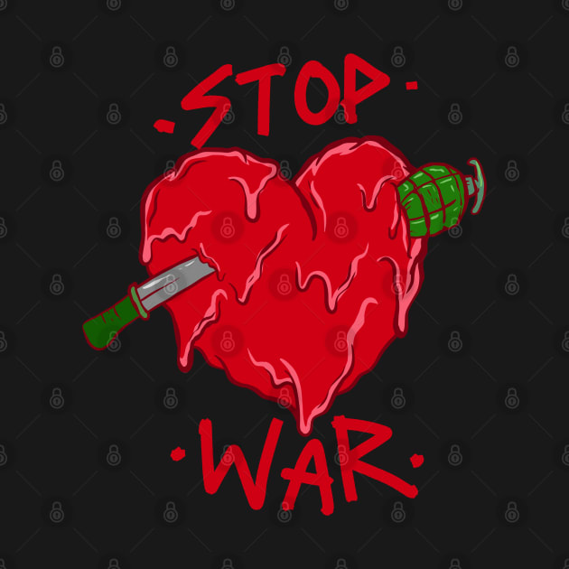 Discover Stop War Broken Heart - Stop War - T-Shirt