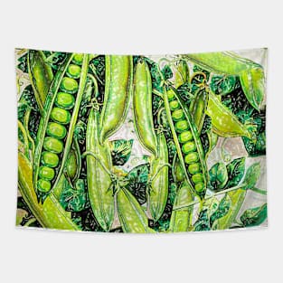 Pea pod plant Tapestry