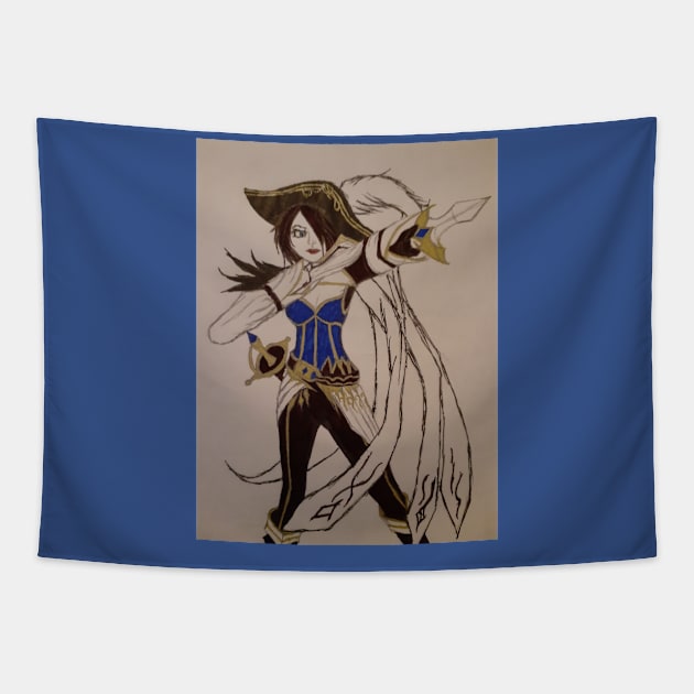 Fiora Tapestry by roxydemon