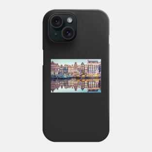 Evening Amsterdam Skyline Phone Case