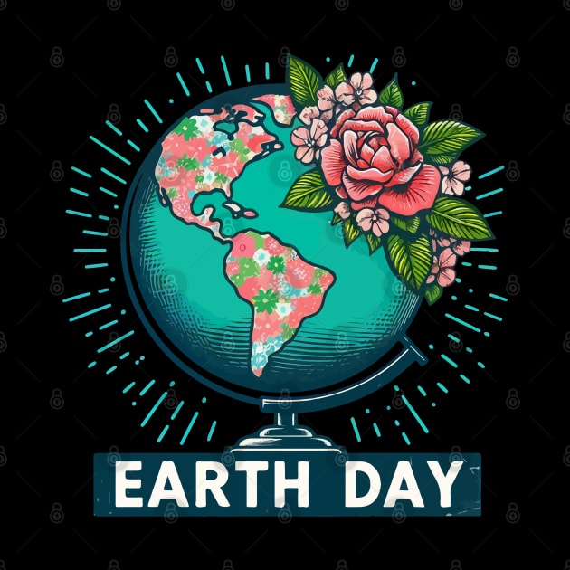 Floral Earth Day by TomFrontierArt