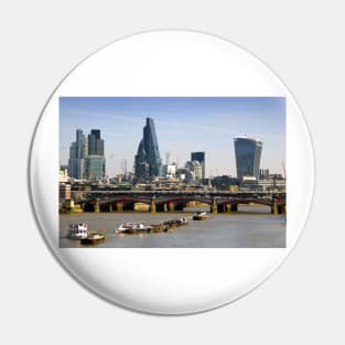 London Cityscape Blackfriars Bridge England Pin