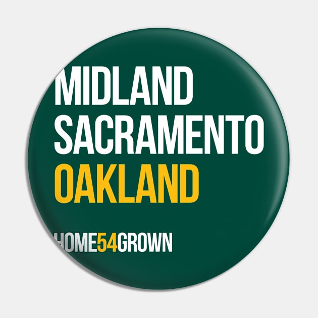 "Homegrown Series" Oakland: Sonny (Green) Pin by alanduda