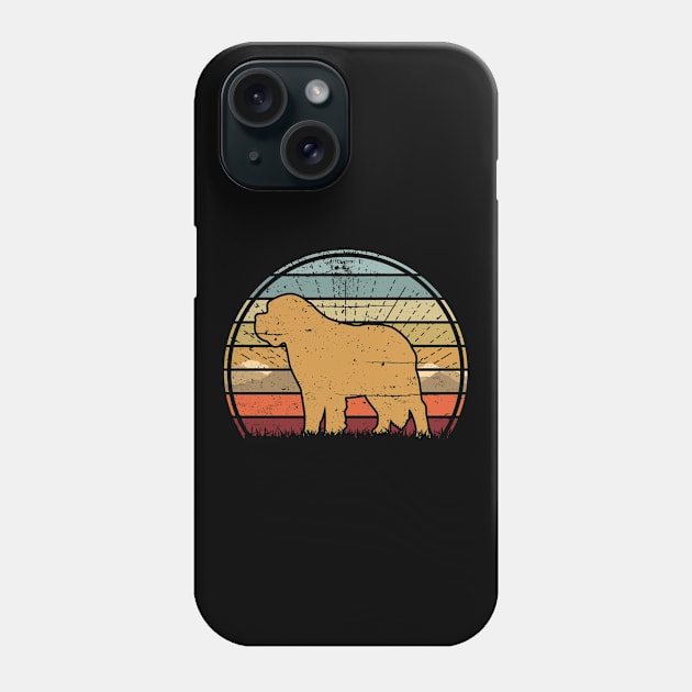 Golden Retriever Sunset Phone Case by Nerd_art