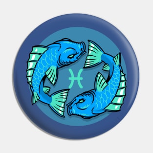 Pisces Sign Pin