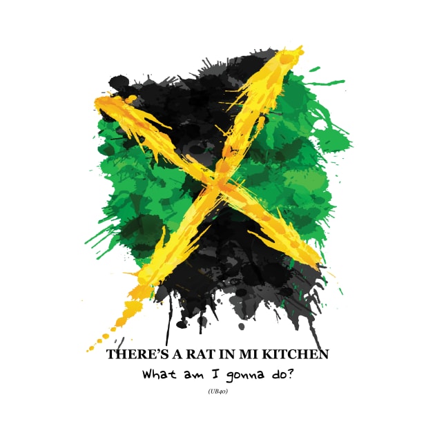 Reggae Rat In Mi Kitchen by PAUL BOND CREATIVE