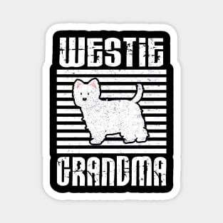 Westie Grandma Proud Dogs Magnet