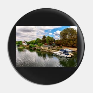 Moored By The Lock At Goring Pin