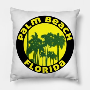 Palm Beach Florida Keys Beach Ocean Travel Pillow