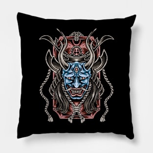 Samurai Mask Pillow