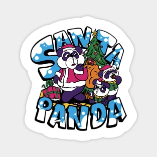 Santa panda Magnet