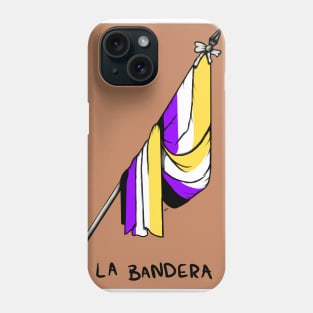 Nonbinary Loteria Bandera Phone Case