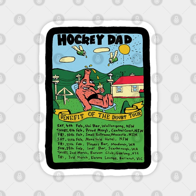 Hockey Dad Tour List Magnet by troygmckinley