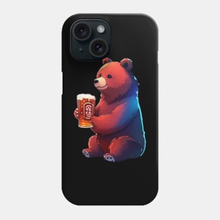 Bear and beer Phone Case