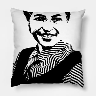 Rosa Parks Portrait Pillow