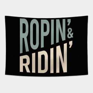 Ropin & Ridin Tapestry