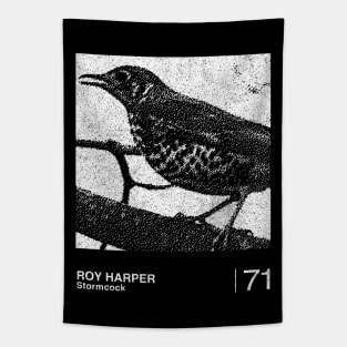 Roy Harper / Minimalist Graphic Artwork Design Tapestry