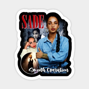 Vintage Sade Adu 80s 90s Style Magnet