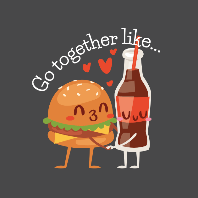 Go together like... Burger and Coke by satansbrand