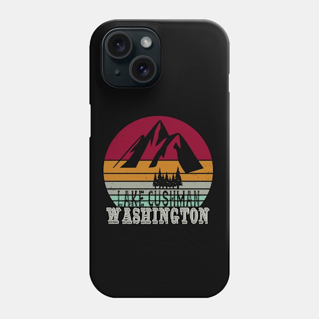 Lake Cushman Washington Phone Case by artsytee