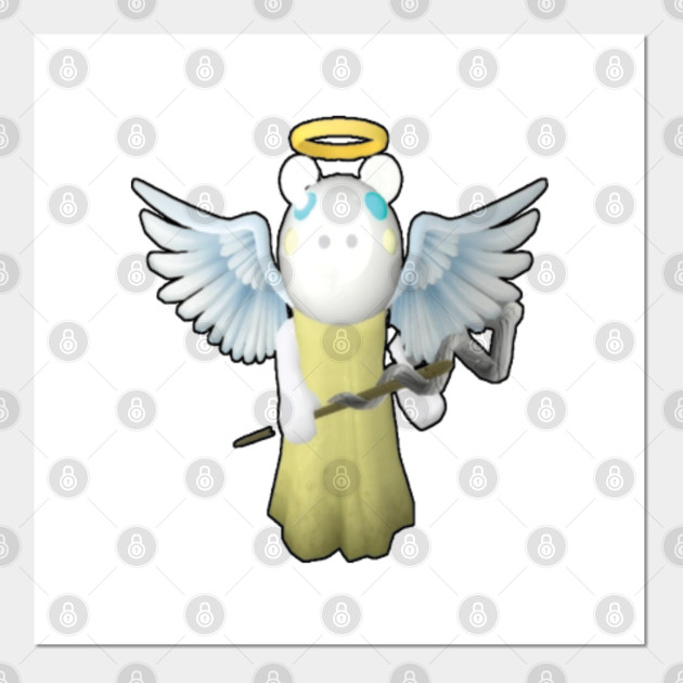 Angel Piggy Roblox Roblox Game Roblox Characters Roblox Piggy Posters And Art Prints Teepublic - piggy roblox game characters