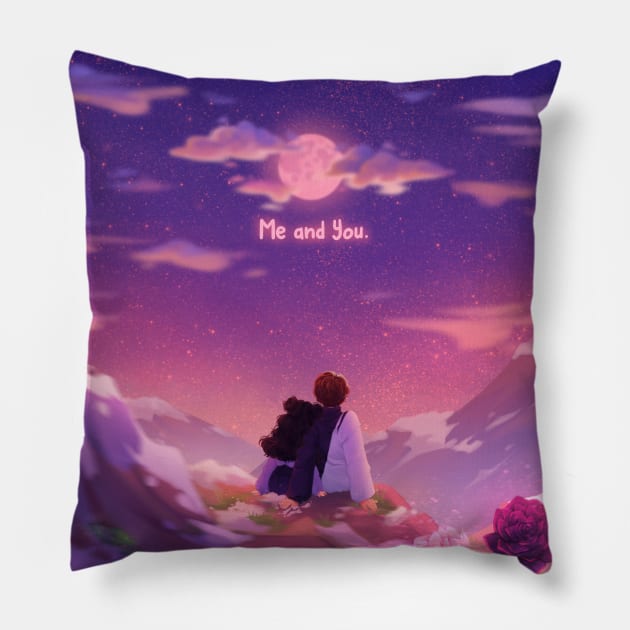 Me and You Pillow by Hunnie's cove