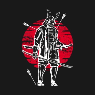 Vintage Samurai Japan Japanese Warrior Gift T-Shirt