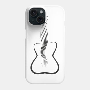 Guitar Female figure Phone Case