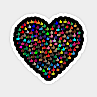 Thump Up Love Heart Magnet