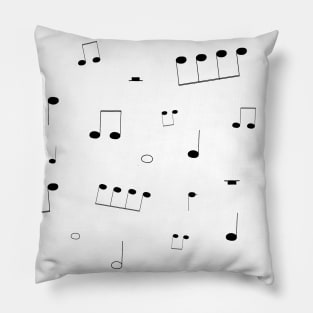 Music Notes Pillow