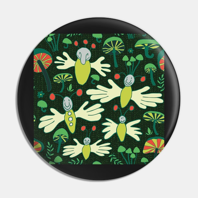 fingerflies and glowing mushrooms Pin by colorofmagic