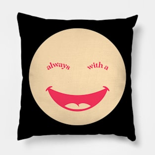 Smiley Face Happy Face Pillow